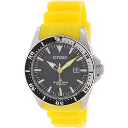 Image of mat rustfri stål quartz med Eco-Drive Herre ur fra Citizen, BN0100-26E